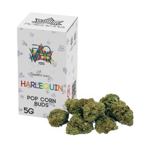 HARLEQUIN PopCorn Buds – infiorescenza di canapa legale | Ganja Italia